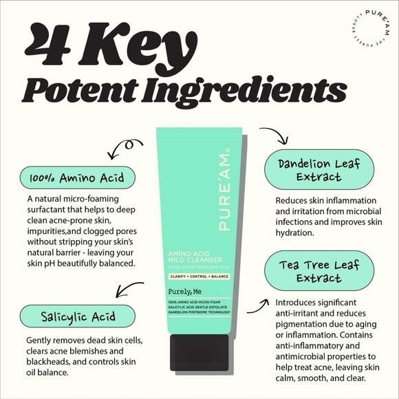 Pure'Am Amino Acid Mild Cleanser - Picture 10 of 13